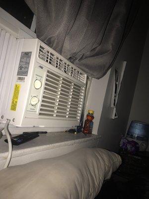 i had to buy a window unit because is so hot in here i have told them several times that i have babies and they still don't do anything