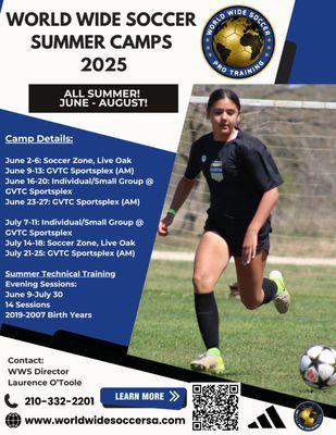 Summer 2025 locations