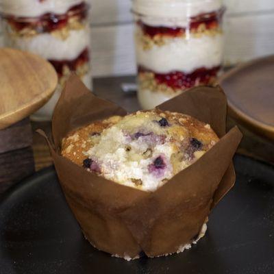 Blueberry Cobbler Muffin