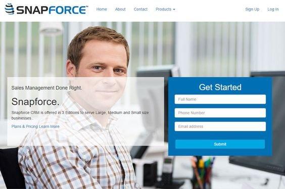 Snap Force Landing Page