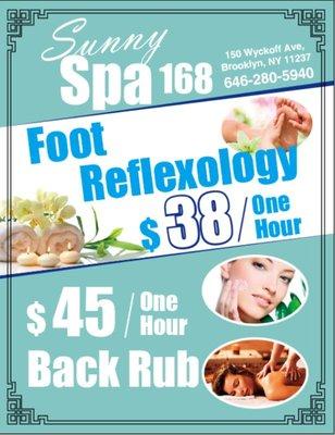 Price for Foot and Back