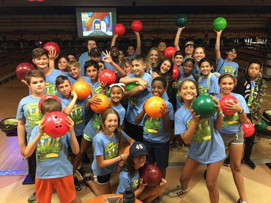 Camp Chameleon bowling field trip!
