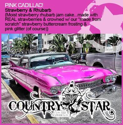 Our Famous PINK CADILLAC Cupcake!!