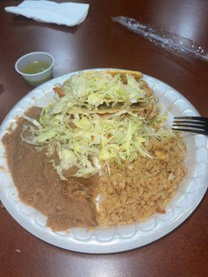 Chicken tacos combo #10