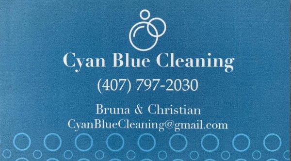 Cyan Blue Cleaning