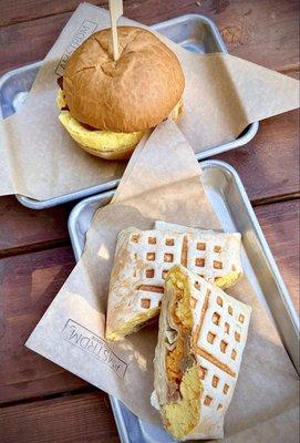 Delicious Coffee and Brunch items.