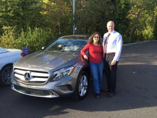 Paula B. and her new GLA250 4Matic