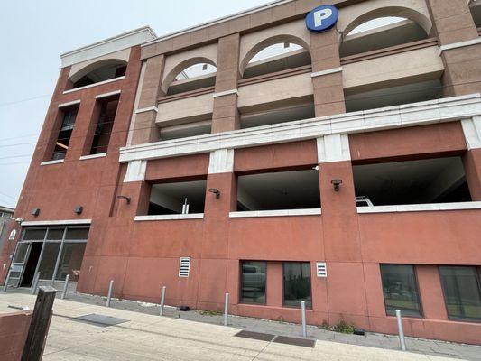 View from South side of garage