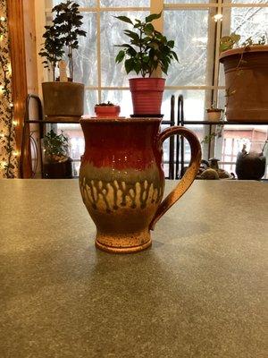 One of my mugs from Green Hill Gallery. It's a beauty! Made by Ray Pottery.