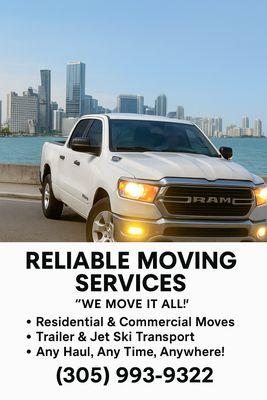 Reliable Moving Services