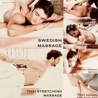 I offer body massage Swedish, Deep tissue , Sport, relaxing and Thai massage stretching.