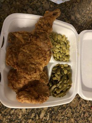 Double Pork Chop dinner