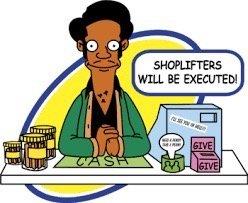 Greedy fat disgusting old Indian crapmarket owner