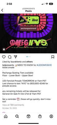 Mentions different tiers when lower bowl and upper bowl are exactly the same.