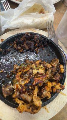 Everything was burned and super dry. Would not recommend the Halambre.