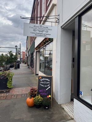 Storefront of Pisgah Needleworks