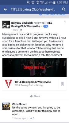 Very suspicious 12-5 star reviews in a day for being unopened. Could the same owners of another franchise be encouraging this?