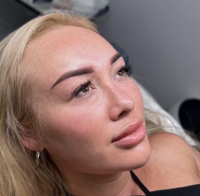 Ombre Powder brows Permanent makeup