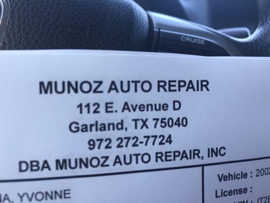 Munoz Auto Repair
