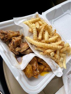 Teriyaki and Honey BBQ  (10 piece w/fries)