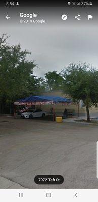 Outside view. Dont mind the address on the bottom. This is a Google earth photo.