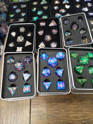 Ebonwood dice, we are the only store to carry these hand made, hand polished beauties.