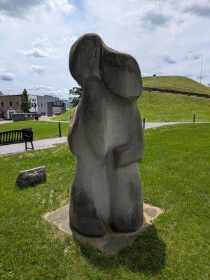 Burial Attendants at the Criel Mound, South Charleston