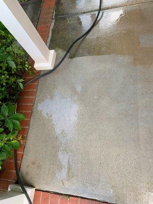 Pressure washing