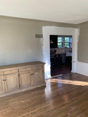 Opened up a small doorway