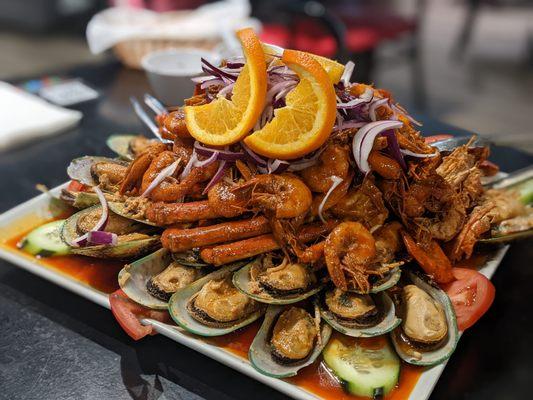 A seafood feast!
