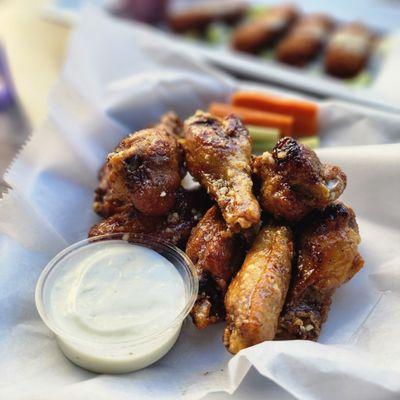Honey garlic lemon pepper wings