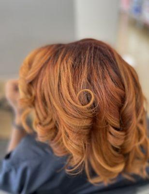 Dimensional Lowlites, with highlights + root color blend!