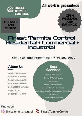 Finest Termite Control
