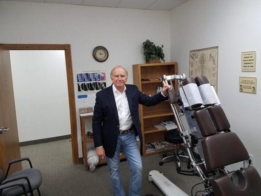 Dr. Davis uses the Gonstead, Thompson, and kinesiology techniques.