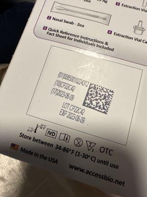 .... Expired Covid test #2!