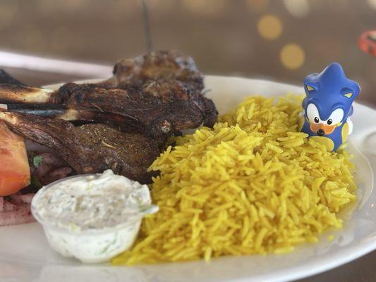 Lamb chop , love their lamb shrank better