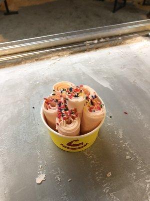 Sweet & Healthy Ice Cream Rolls