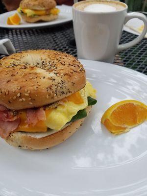 Everything breakfast sandwich - really good