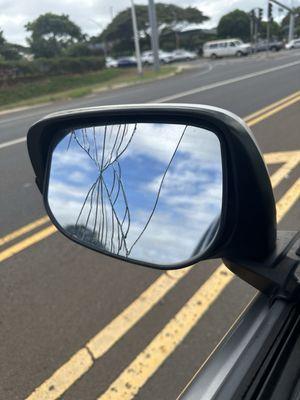 2009 Honda Fit driver side mirror