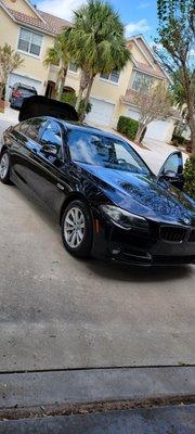 My jet black Bmw