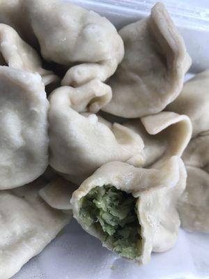 Steamed veggie dumplings