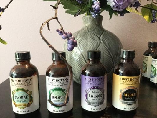 Special oils for aromatherapy massages