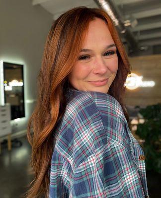 Beautiful copper highlights