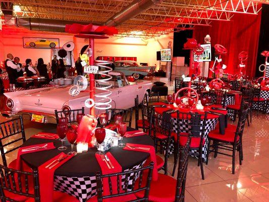 Customized Event Venue for the automotive collector and enthusiast, made to fit your dream!