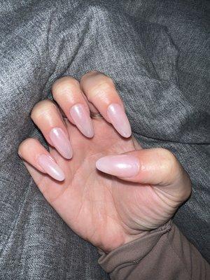 Glazed donut Gel-x nails