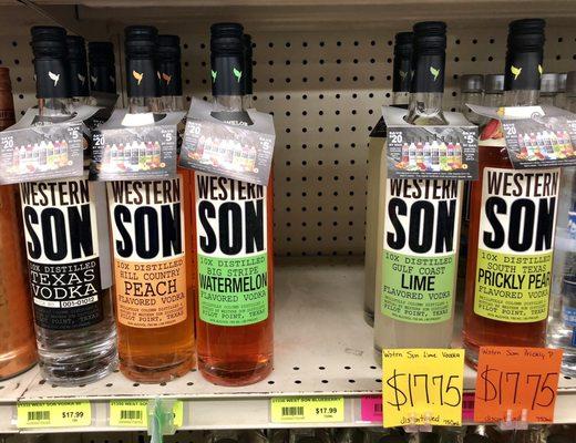 Western Son Vodka 750mls (Blueberry sold out).