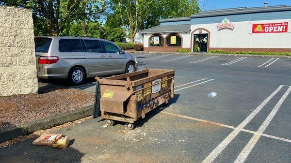 just an adorable little dumpster