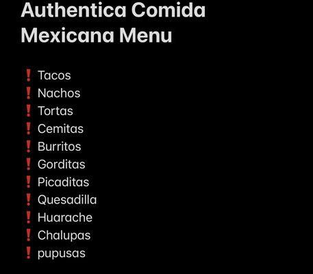 Aunthentica Comida Mexicana
