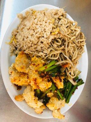 Salted &Pepper Fish,Chow Mein &Fried Rice