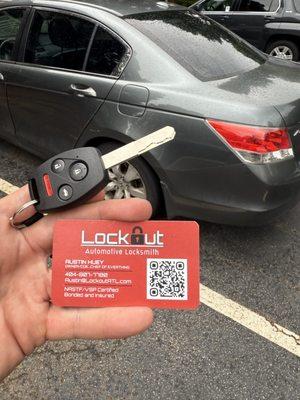 Lockout Automotive Locksmith